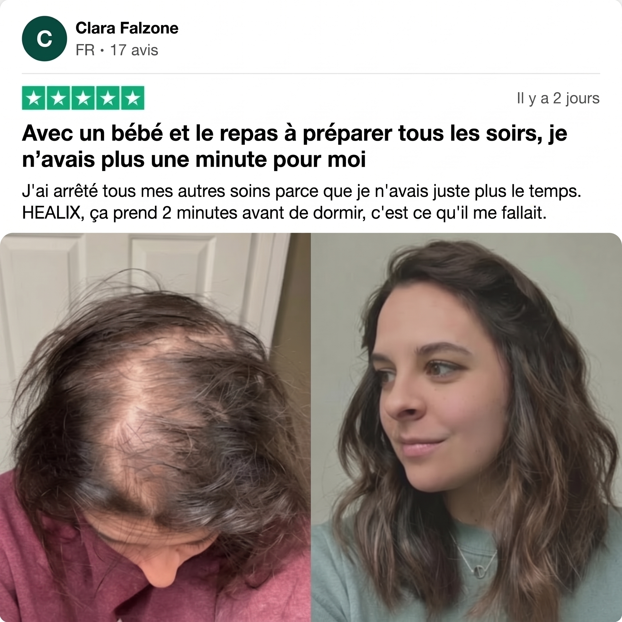 HEALIX — Soin Repousse Post-Partum
